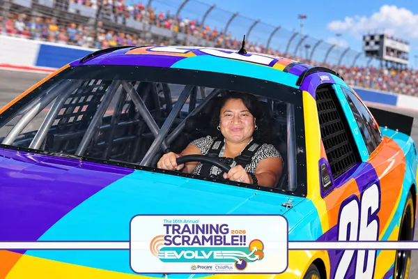 After photo: ChildPlus Race Car, Procare ChildPlus Training Scramble 2026