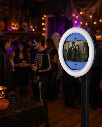 PicBot set up at a private party event