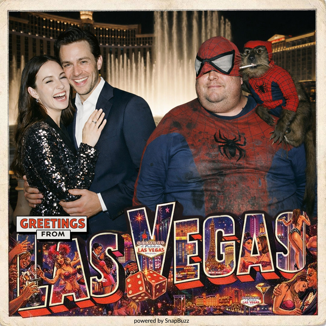 AI transformed photo - Vegas Street Characters theme