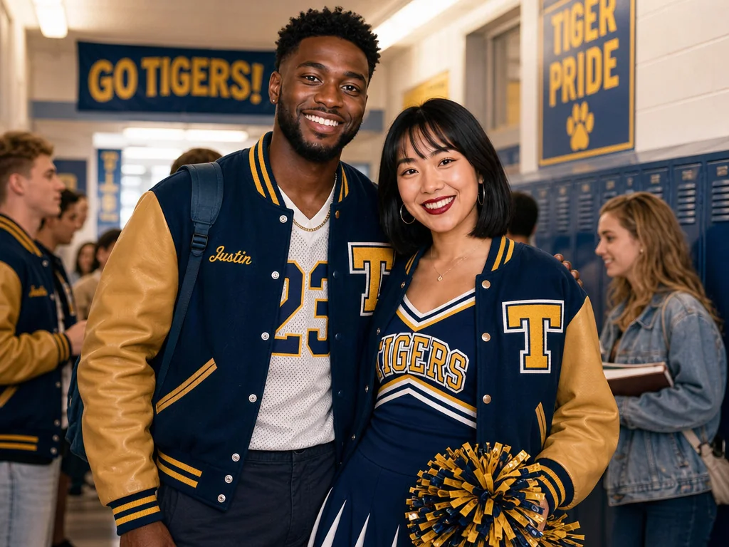 Cool Kids High School — AI photo booth effect, Couple rendering