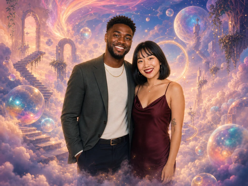 Dreamscape — AI photo booth effect, Couple rendering