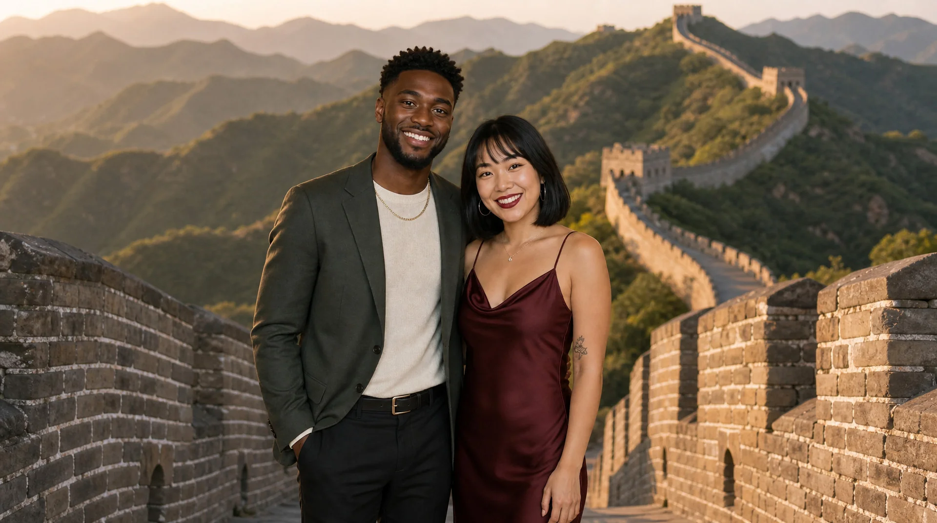 World Travel AI photo booth effect sample