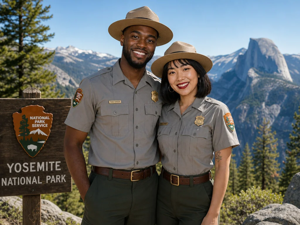 Park Ranger — AI photo booth effect, Couple rendering