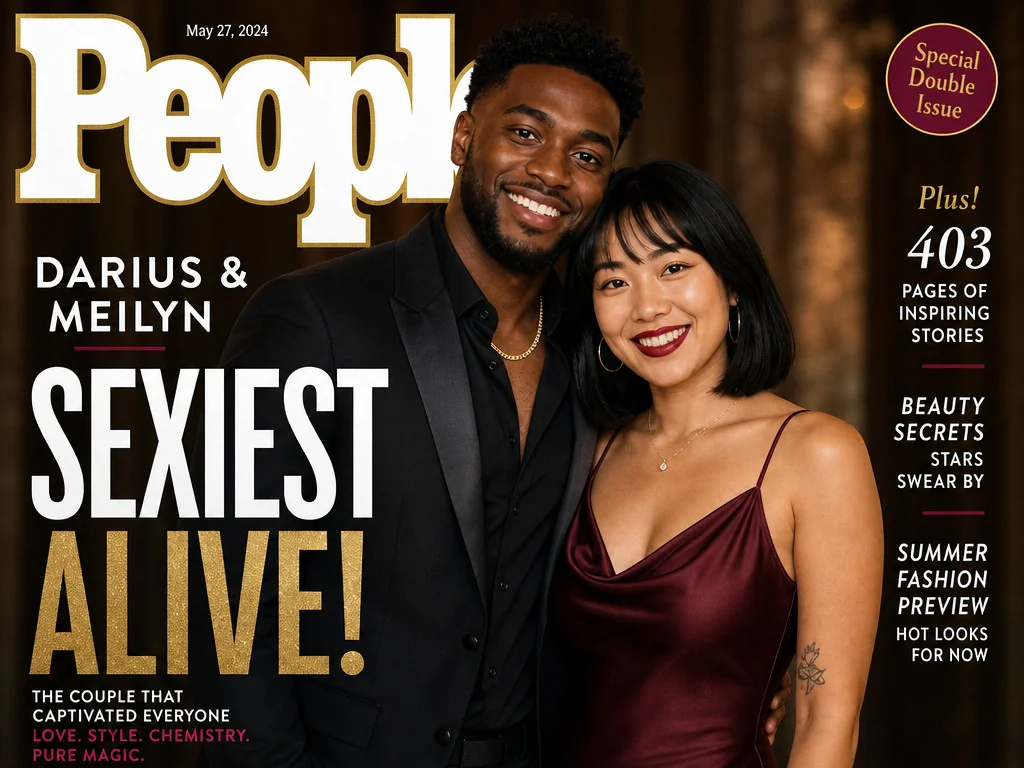 People Sexiest Alive — AI photo booth effect, Couple rendering