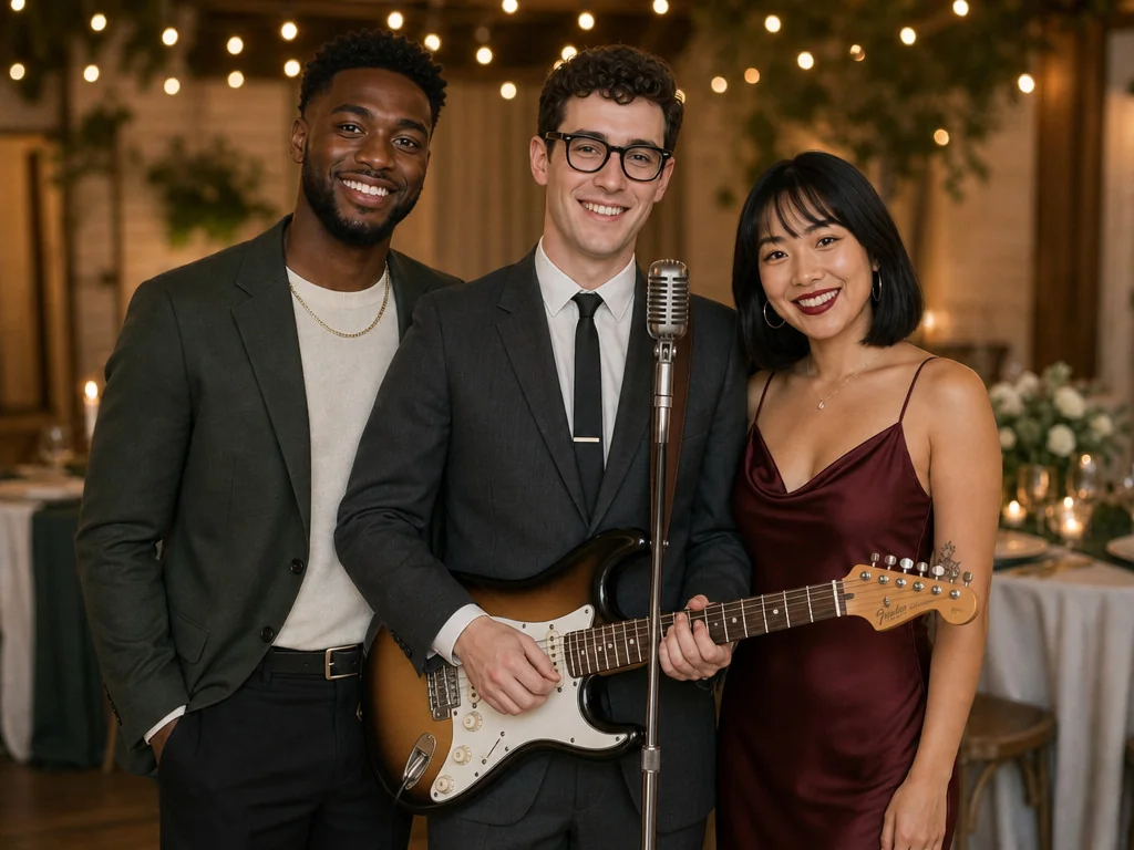 Pose with Buddy Holly — AI photo booth effect, Couple rendering