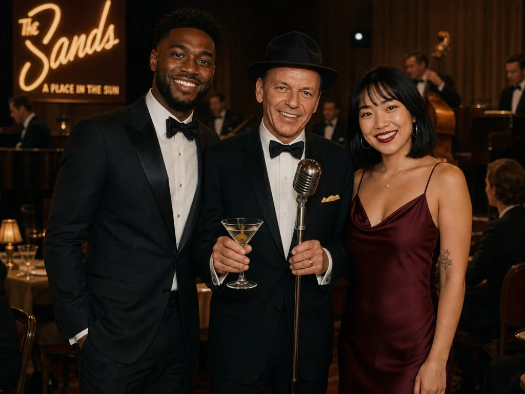 Pose with Frank Sinatra — AI photo booth effect, Couple rendering