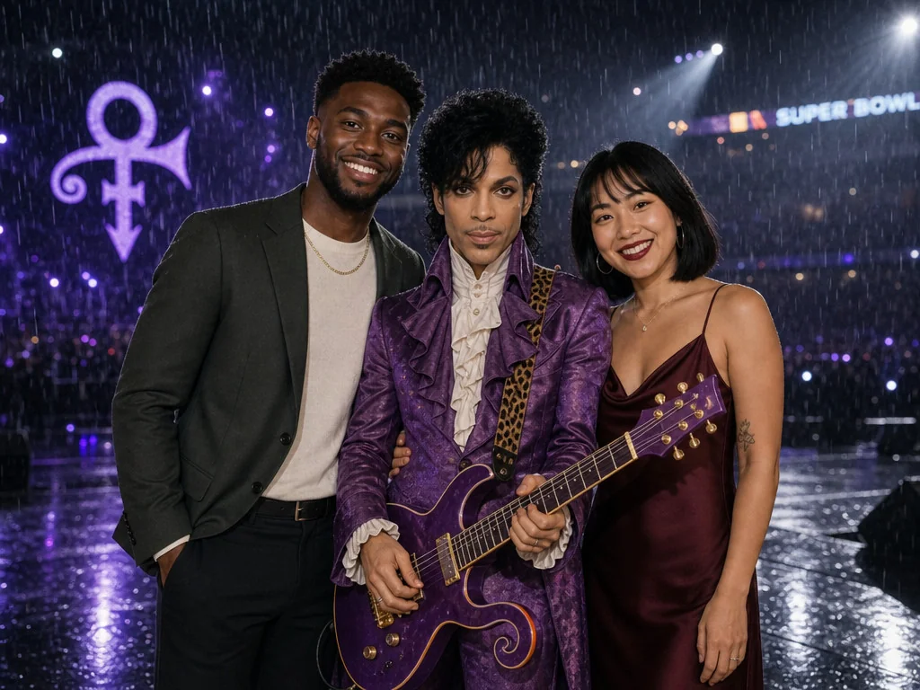 Pose with Prince — AI photo booth effect, Couple rendering