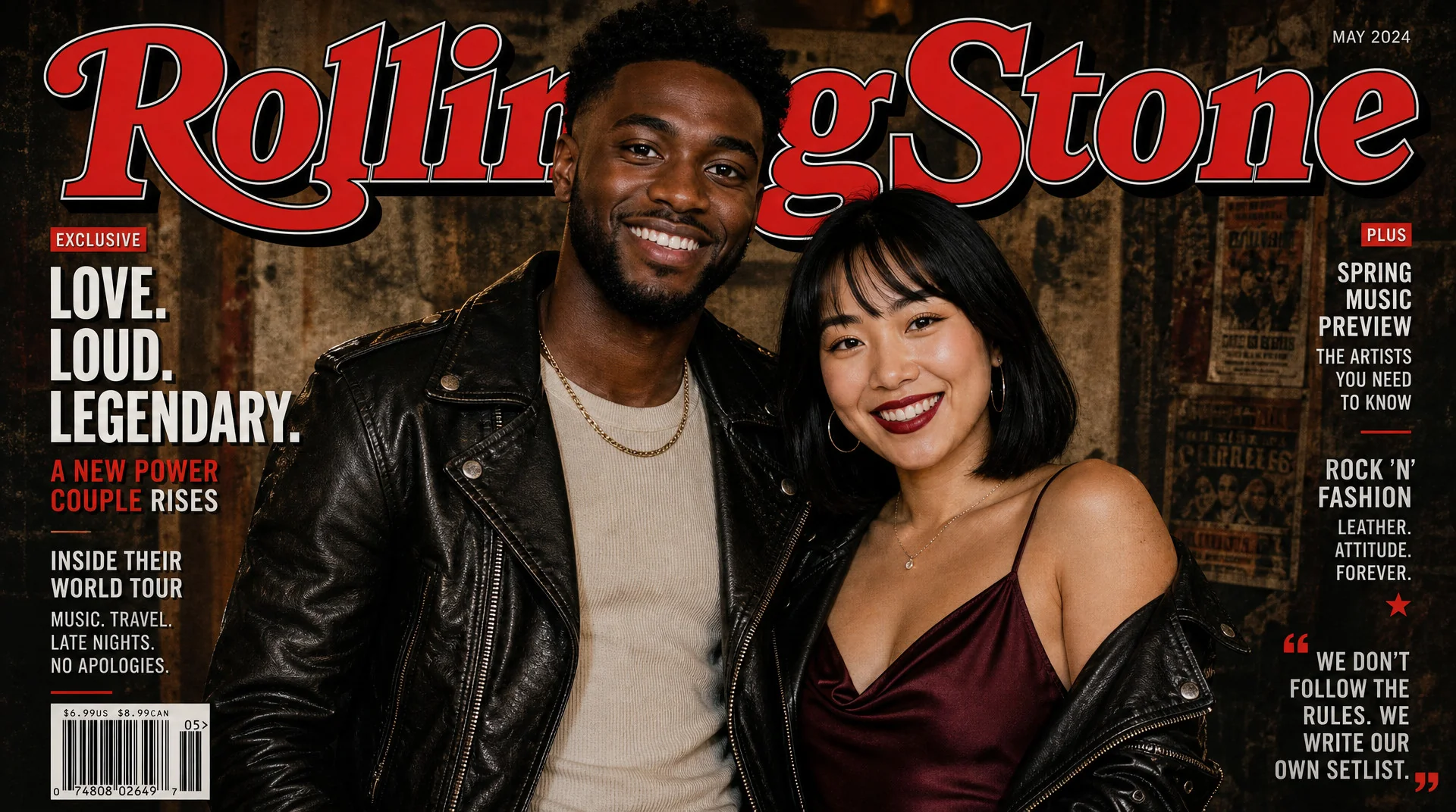 Magazine Covers AI photo booth effect sample