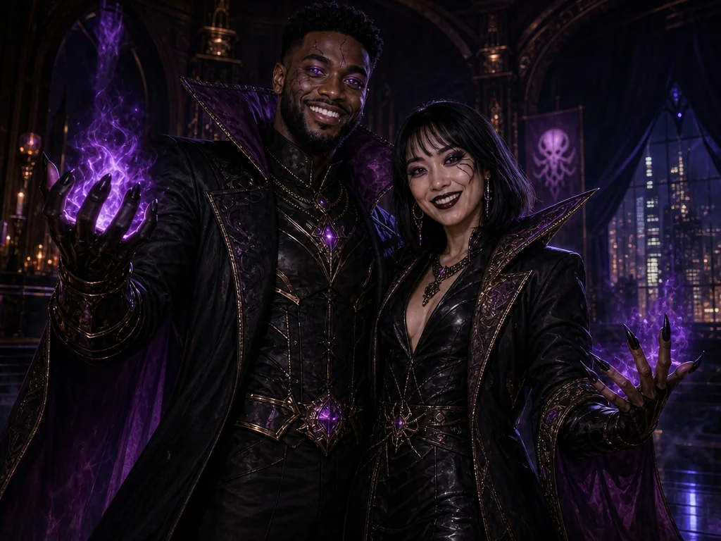 Super Villain — AI photo booth effect, Couple rendering