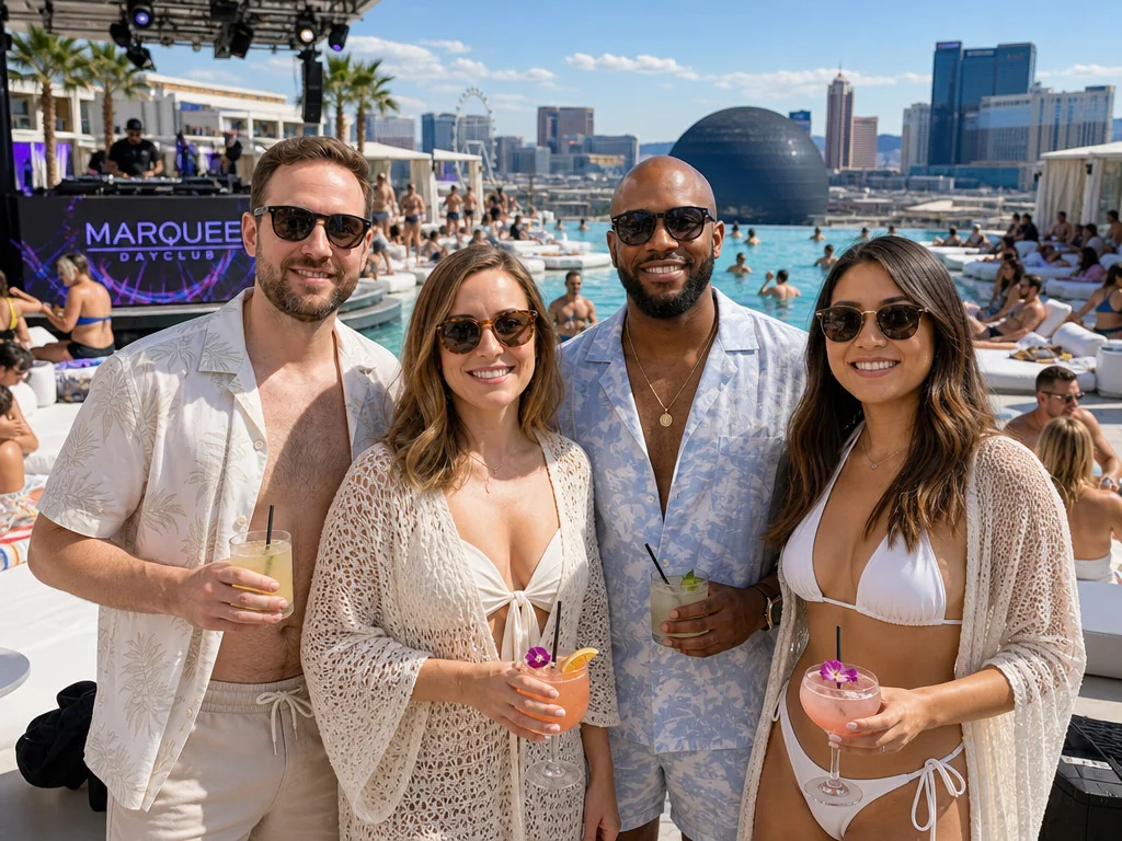 Pool Party AI photo booth effect