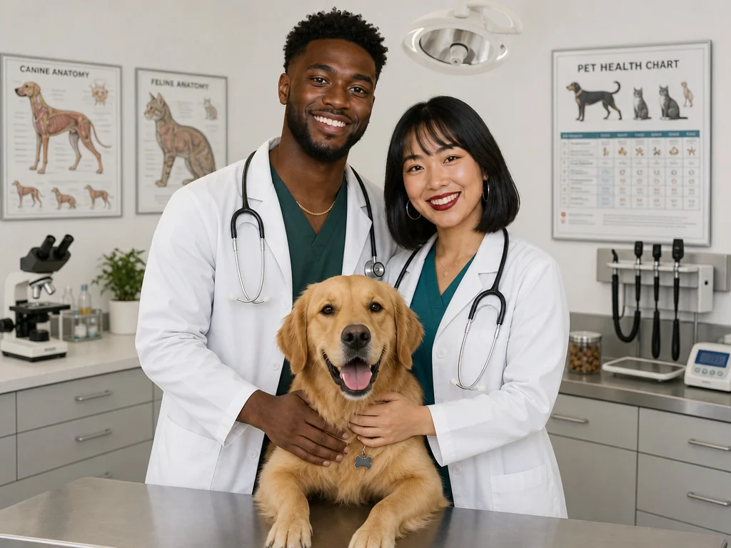 Veterinarian Clinic — AI photo booth effect, Couple rendering