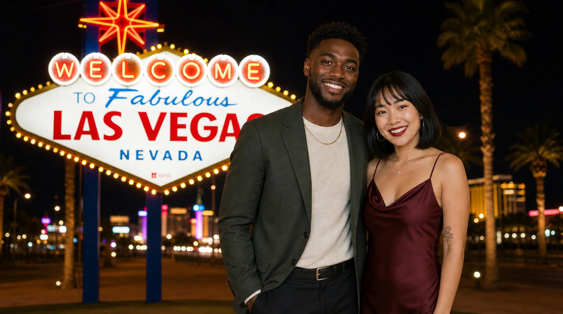 Las Vegas AI photo booth effect sample