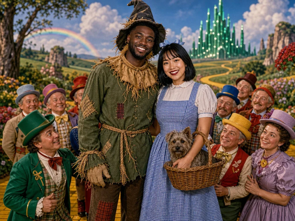 Wizard of Oz — AI photo booth effect, Couple rendering