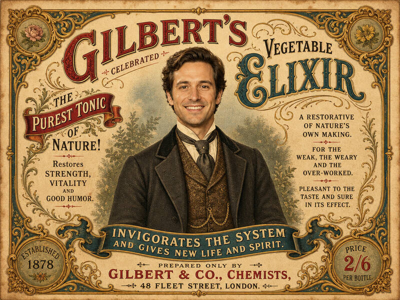 1880s Advertisement AI photo booth effect — Solo rendering