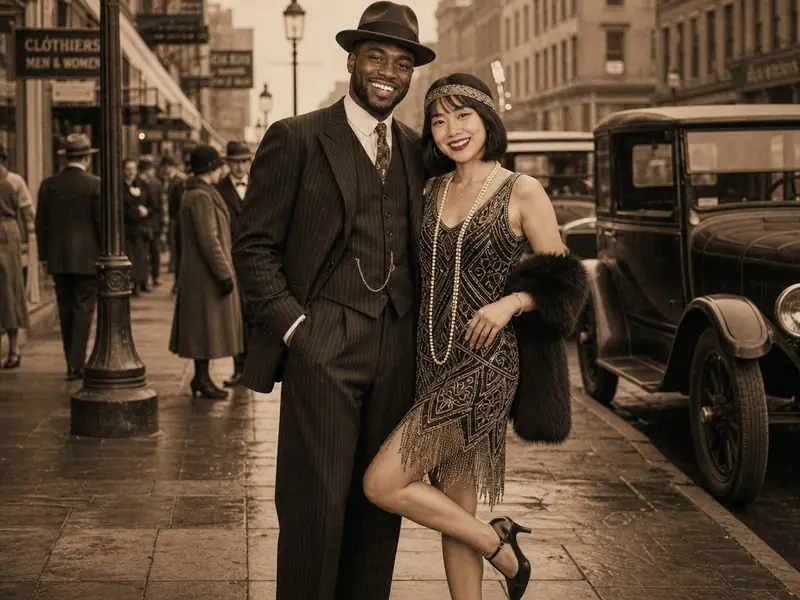 1920s Flapper Era — couple