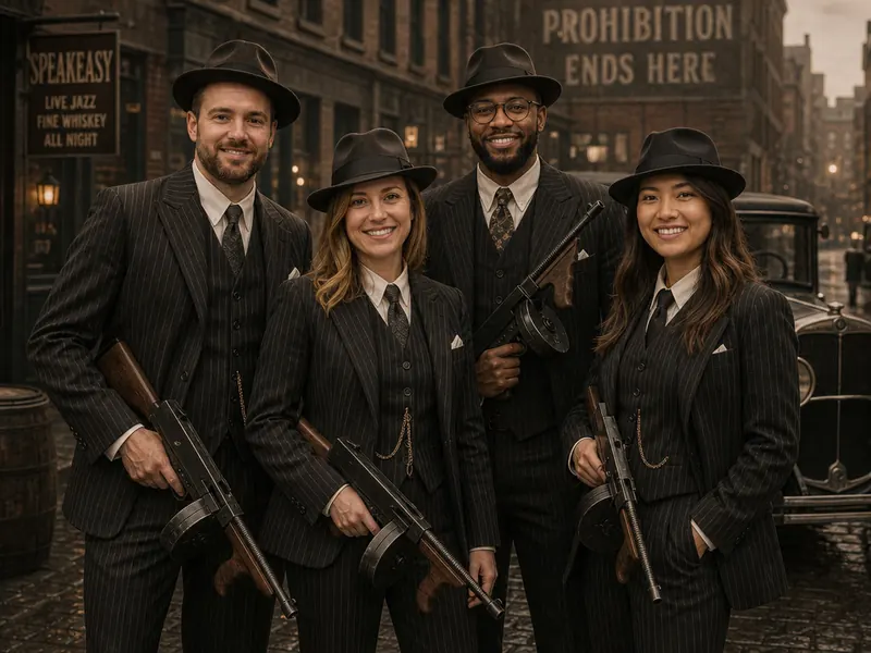 1920s Gangster — group