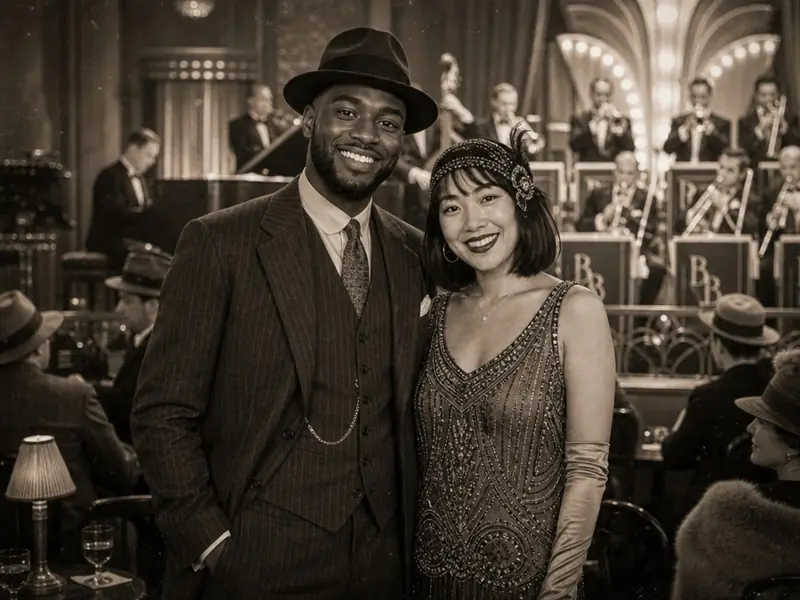 1930s Big Band Concert — couple