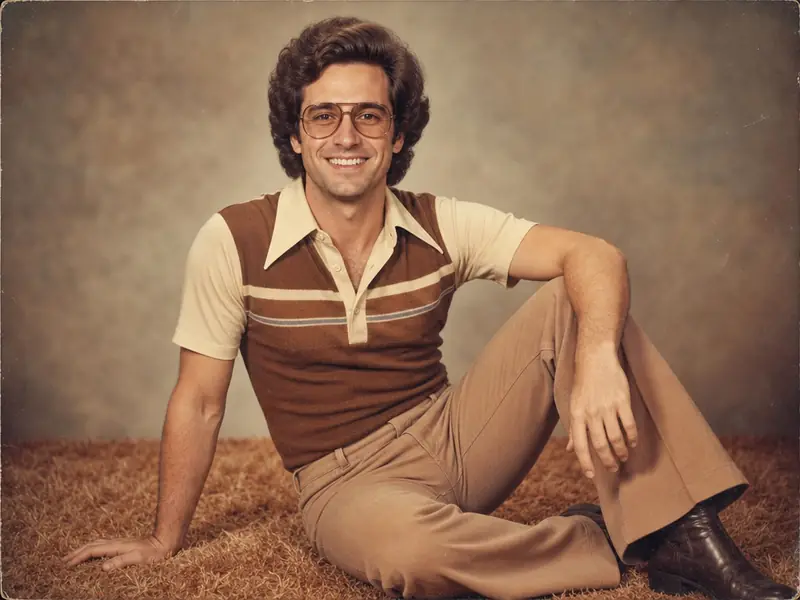 1970s Mall Portrait AI photo booth effect — Solo rendering