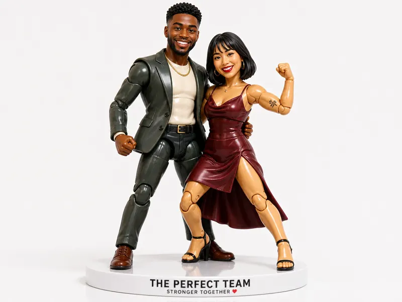 Action Figure AI photo booth effect