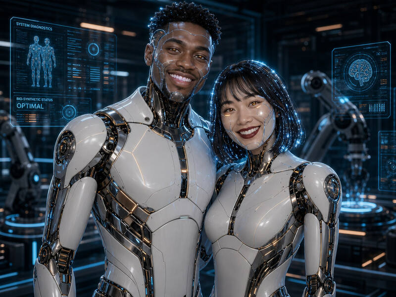 Android Conversion AI photo booth effect — Couple rendering