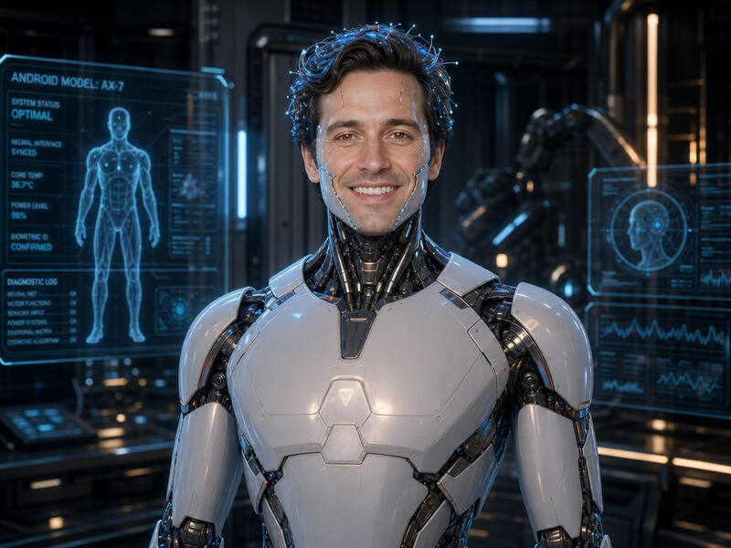 Android Conversion AI photo booth effect — Solo rendering
