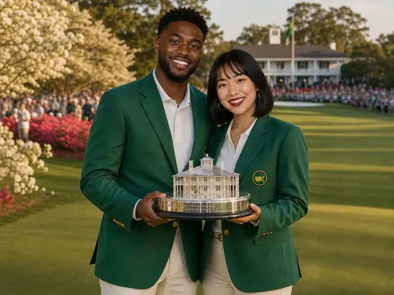 Augusta Masters Golf AI photo booth effect