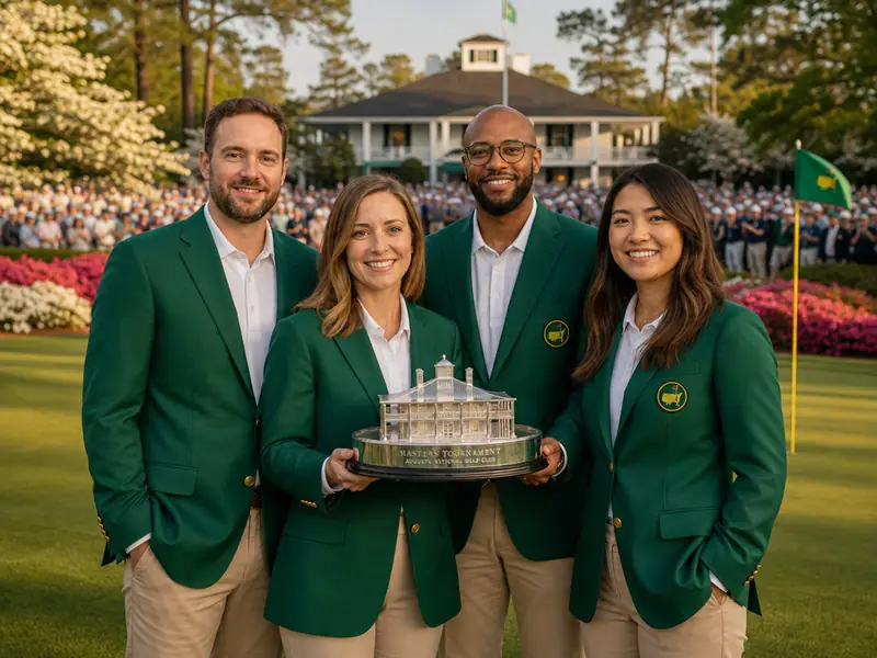 Augusta Masters Golf AI photo booth effect — Group rendering