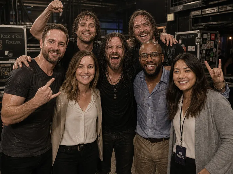Backstage Rock Band — group