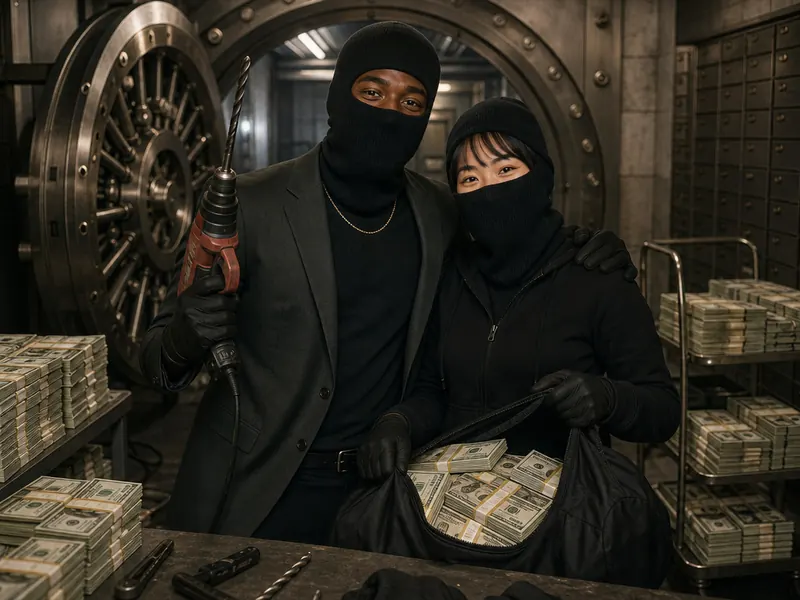 Bank Vault Heist — couple
