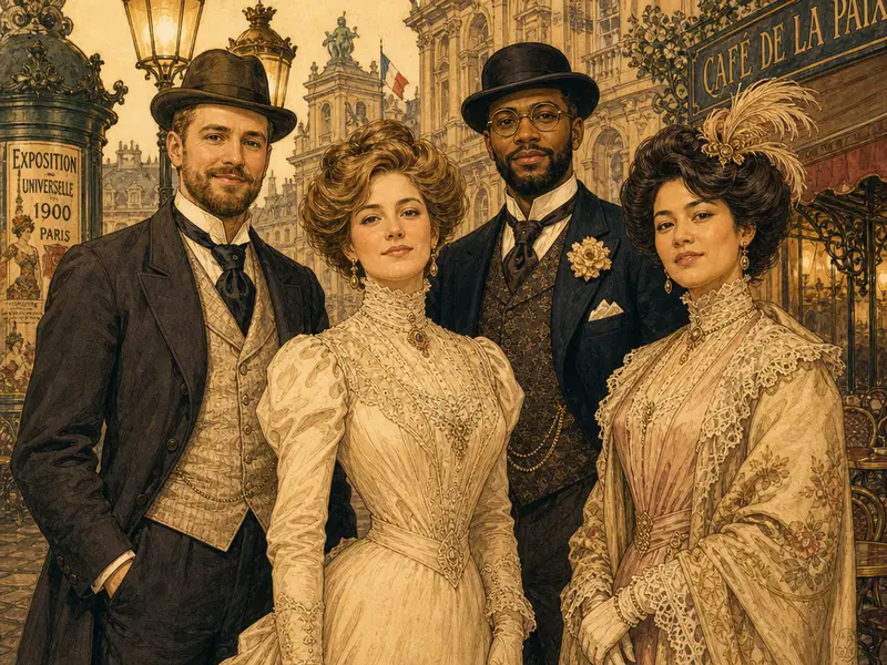 Belle Époque Illustration — group