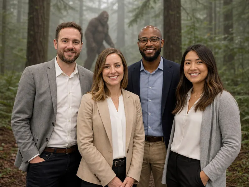 Bigfoot Photobomb — group