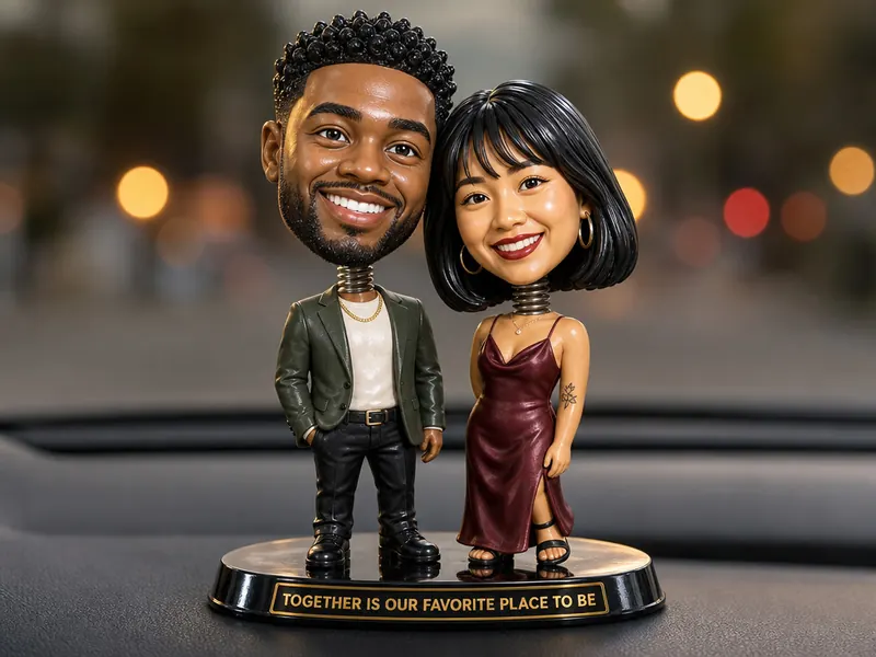 Bobblehead AI photo booth effect
