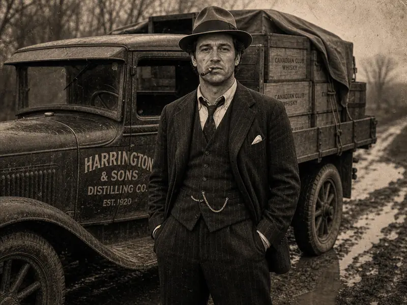 Bootlegger 1920s AI photo booth effect — Solo rendering