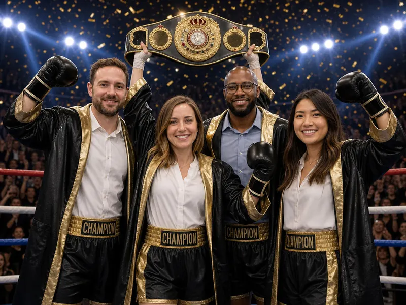 Boxing Champion Belt — group