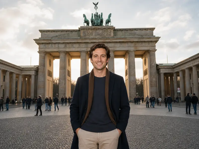 Brandenburg Gate Berlin AI photo booth effect — Solo rendering