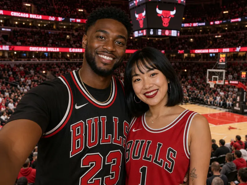 Bulls Game AI photo booth effect