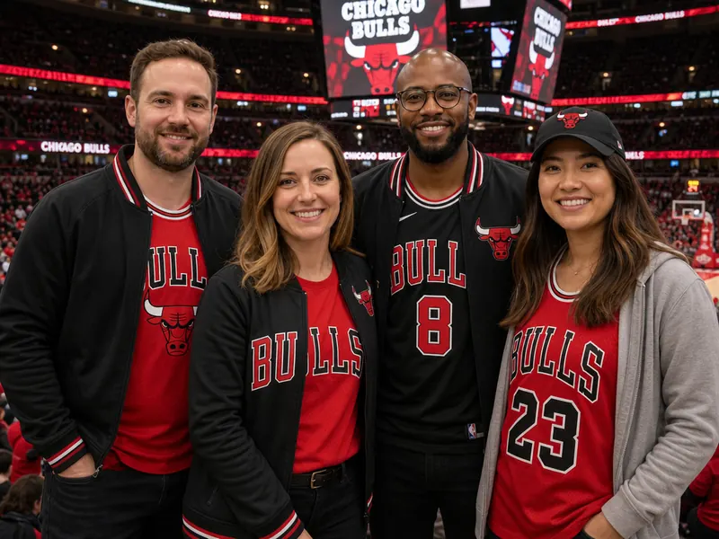 Bulls Game AI photo booth effect — Group rendering