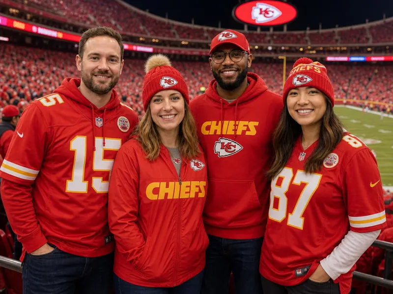 Chiefs Game AI photo booth effect — Group rendering
