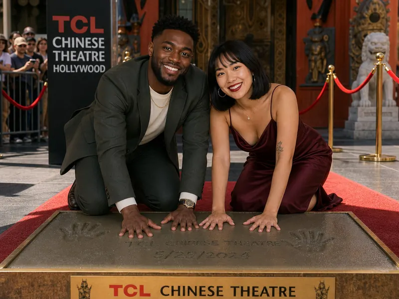 Chinese Theater Handprints — couple