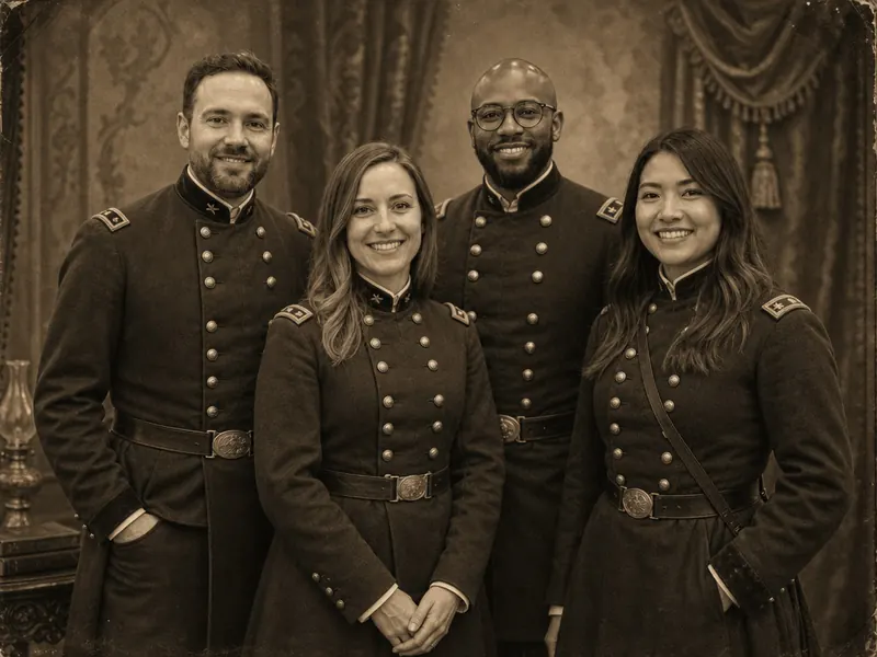 Civil War Portrait — group