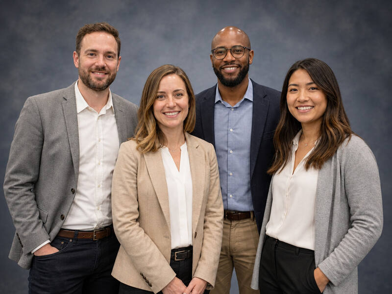 Classic Studio Portrait AI photo booth effect: Group rendering