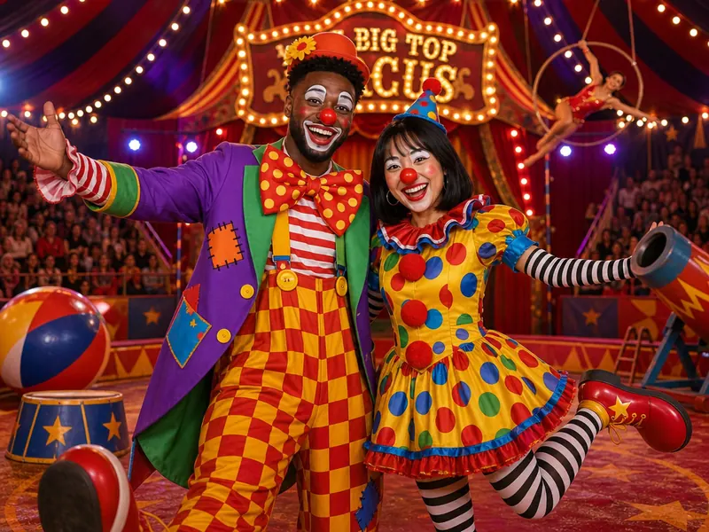 Clown Circus AI photo booth effect