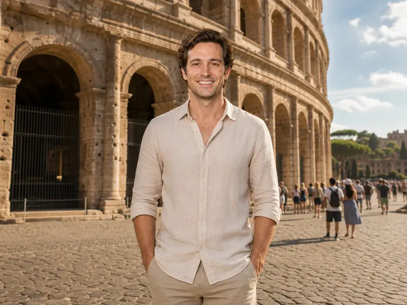 Colosseum Rome AI photo booth effect — Solo rendering