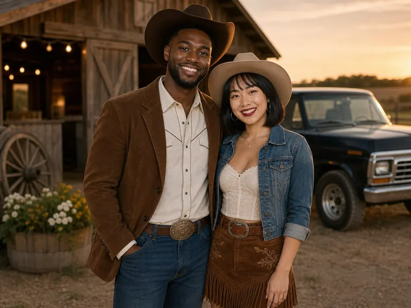 Country Western AI photo booth effect