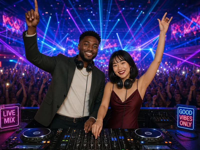 DJ Booth — couple