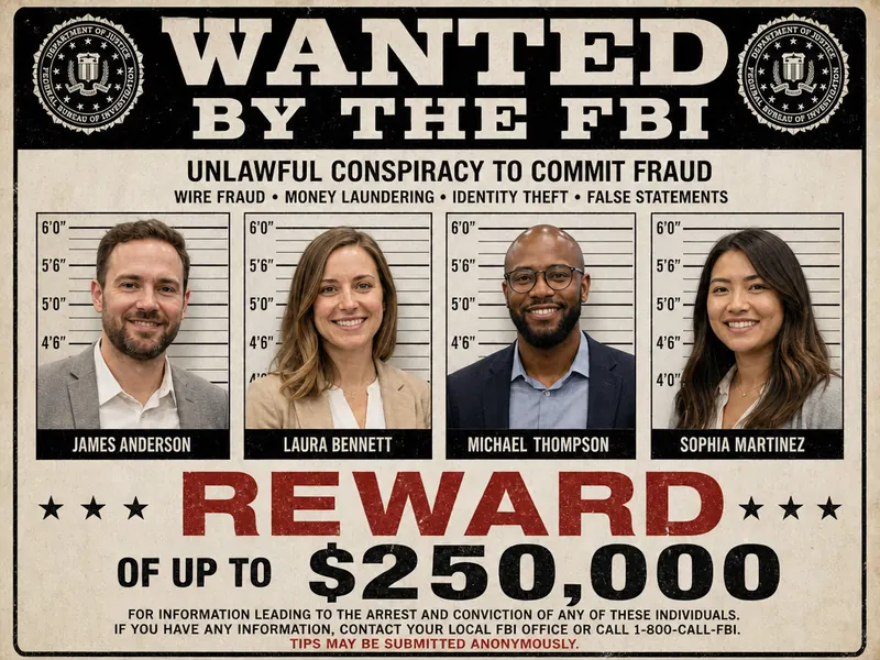 FBI Wanted Poster — group