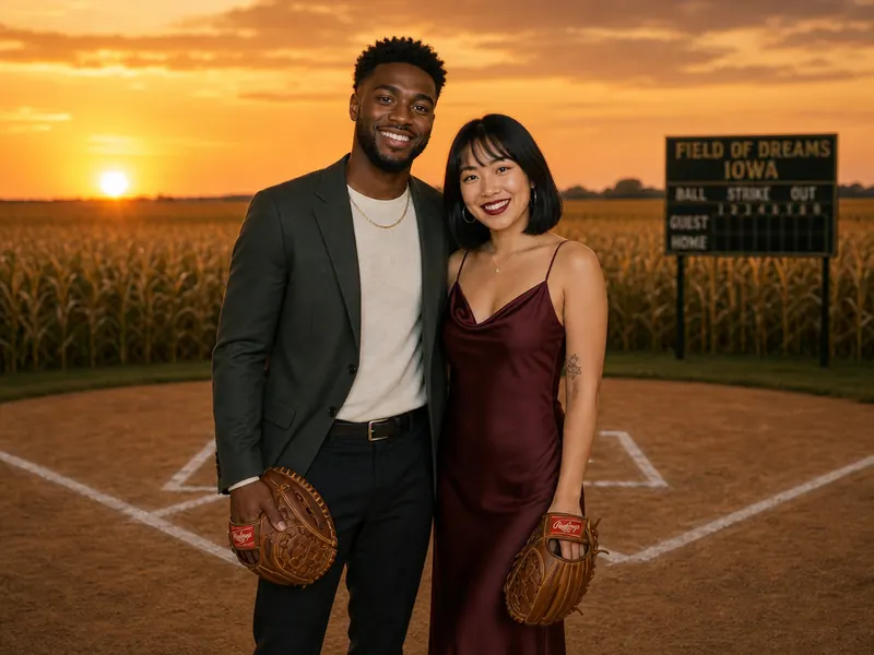 Field of Dreams Cornfield — couple