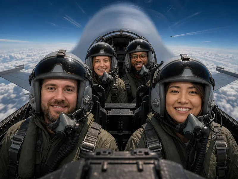 Fighter Pilot Cockpit — group