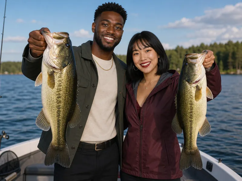 Fishing Showing Off AI photo booth effect