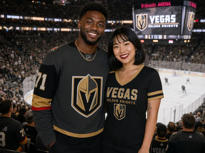 Golden Knights Game AI photo booth effect